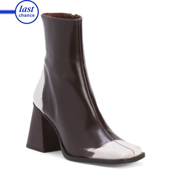 ALOHAS Degraded Made In Spain Leather South Booties